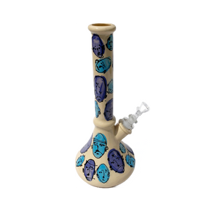 
                  
                    Load image into Gallery viewer, Silhouette Faced Beaker Bong
                  
                
