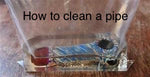 How to clean a ceramic pipe