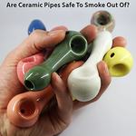 Are ceramic pipes safe to smoke out of?