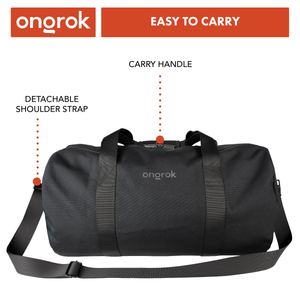 
                  
                    Load image into Gallery viewer, Ongrok Carbon-lined Smell Proof Duffle Bag
                  
                