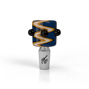 
                  
                    Load image into Gallery viewer, CYLINDER ZIG ZAG STRIPPED FLOWER BOWL PIECES
                  
                