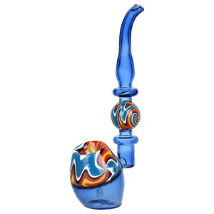 
                  
                    Load image into Gallery viewer, Wig Wag Straight Sherlock Glass Bubbler - 7&amp;quot; 2ct
                  
                