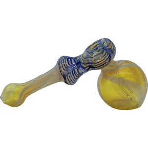 
                  
                    Load image into Gallery viewer, Fumed Hammer Bubbler Pipe (Various Colors)
                  
                