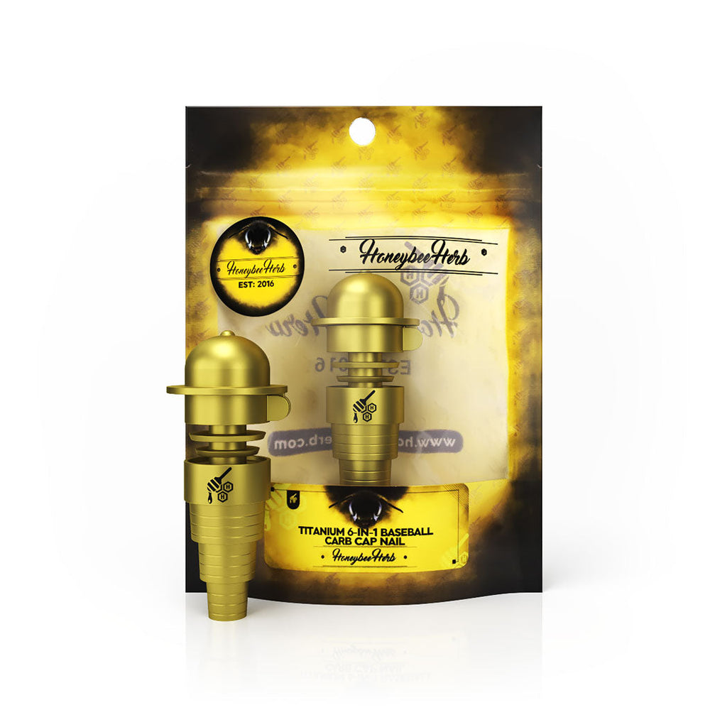 
                  
                    Load image into Gallery viewer, TITANIUM 6 IN 1 BASEBALL CARB CAP DAB NAIL
                  
                