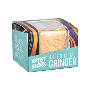 
                  
                    Load image into Gallery viewer, Pulsar Design Series Grinder with Side Art - Fungiside / 4pc / 2.5&amp;quot;
                  
                