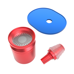 
                  
                    Load image into Gallery viewer, Stündenglass Infusion Chamber Assembly - Blue and Red
                  
                