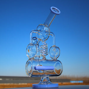 
                  
                    Load image into Gallery viewer, Recycler Style Inline Perc 12.5&amp;quot;  Water Pipe w/ Spring Body
                  
                