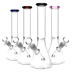 
                  
                    Load image into Gallery viewer, Classic Glass Beaker Light Water Pipe | 14mm F | Colors Vary
                  
                