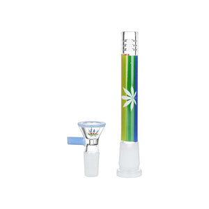 
                  
                    Load image into Gallery viewer, Rainbow Pride Glow Glass Beaker Water Pipe - 10&amp;quot;
                  
                