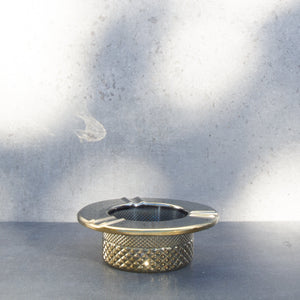 
                  
                    Load image into Gallery viewer, Vintage Style Glass Ashtray - Gold
                  
                
