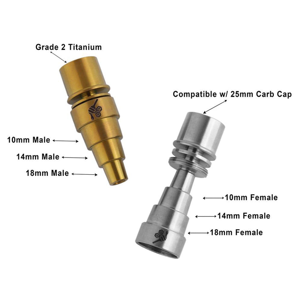 
                  
                    Load image into Gallery viewer, TITANIUM 6 IN 1 ORIGINAL ENAIL DAB NAIL
                  
                