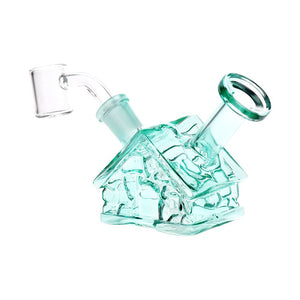 
                  
                    Load image into Gallery viewer, Delightful Dwelling Glass Dab Rig - 3.75&amp;quot; / 14mm F / Colors Vary
                  
                