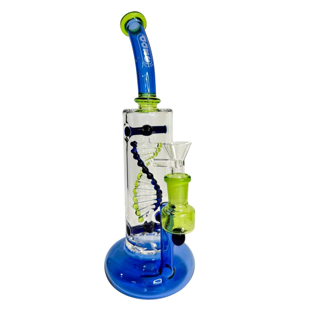 
                  
                    Load image into Gallery viewer, Daze Glass - 2nd Gen Spinning DNA &amp;amp; Turbine Perc Glass Water Pipe
                  
                