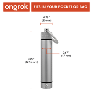 
                  
                    Load image into Gallery viewer, Ongrok Aluminum Storage Keychain
                  
                