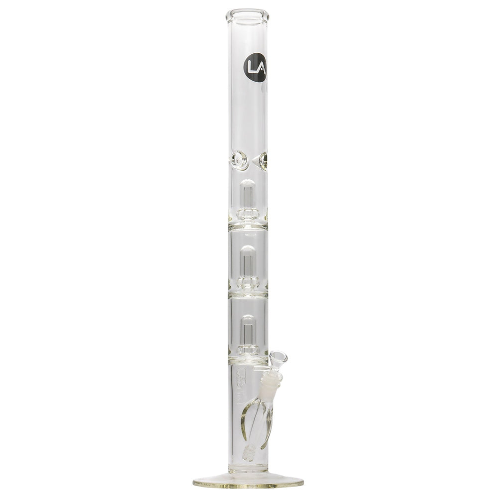 
                  
                    Load image into Gallery viewer, LA Pipes Thick Glass Straight Showerhead Perc Bong
                  
                