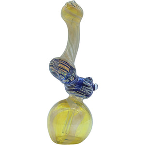 
                  
                    Load image into Gallery viewer, Fumed Sherlock Bubbler Pipe (Various Colors)
                  
                
