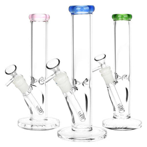 
                  
                    Load image into Gallery viewer, Classic Straight Tube Water Pipe | 14mm F | Colors Vary
                  
                
