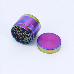 
                  
                    Load image into Gallery viewer, Zinc Alloy Iridescent 4 Piece Metal Grinder
                  
                