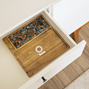 
                  
                    Load image into Gallery viewer, Premium Natural Acacia Wood Tray | 9.5&amp;quot; x 9.5&amp;quot;
                  
                