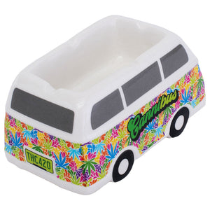 
                  
                    Load image into Gallery viewer, Hippie Bus Ceramic Ashtray - 5.5&amp;quot;x3&amp;quot;
                  
                