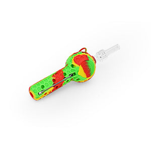 
                  
                    Load image into Gallery viewer, 4&amp;#39;&amp;#39; Silicone Nectar Spoon - Rasta
                  
                