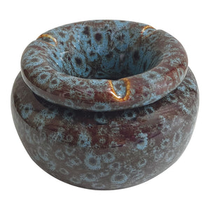 
                  
                    Load image into Gallery viewer, Moroccan Ceramic Ashtray - Reactive Blue
                  
                