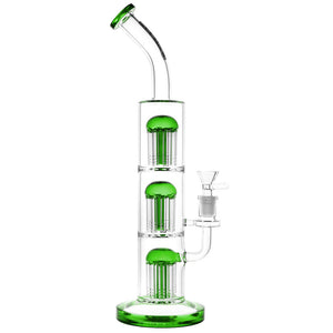 
                  
                    Load image into Gallery viewer, Pulsar Triple Jellyfish Perc Water Pipe | 14&amp;quot; | 14mm F
                  
                