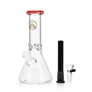 
                  
                    Load image into Gallery viewer, Daily Driver 8&amp;quot; Beaker w/ American Color Accents - Crimson
                  
                