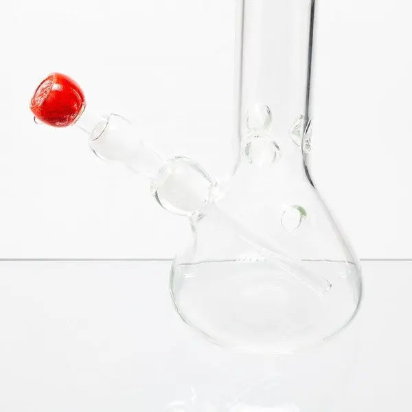 
                  
                    Load image into Gallery viewer, 17&amp;quot; Red Beaker Base Glass Water Pipe
                  
                
