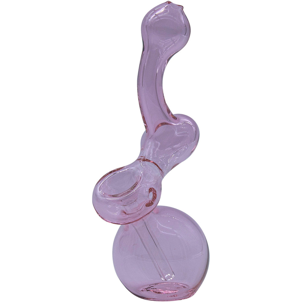 
                  
                    Load image into Gallery viewer, Glass Sherlock Bubbler Pipe (Various Colors)
                  
                
