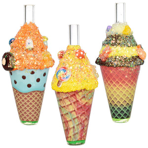 
                  
                    Load image into Gallery viewer, Dabtized Ice Cream Chillum - 5.25&amp;quot; / Colors Vary
                  
                