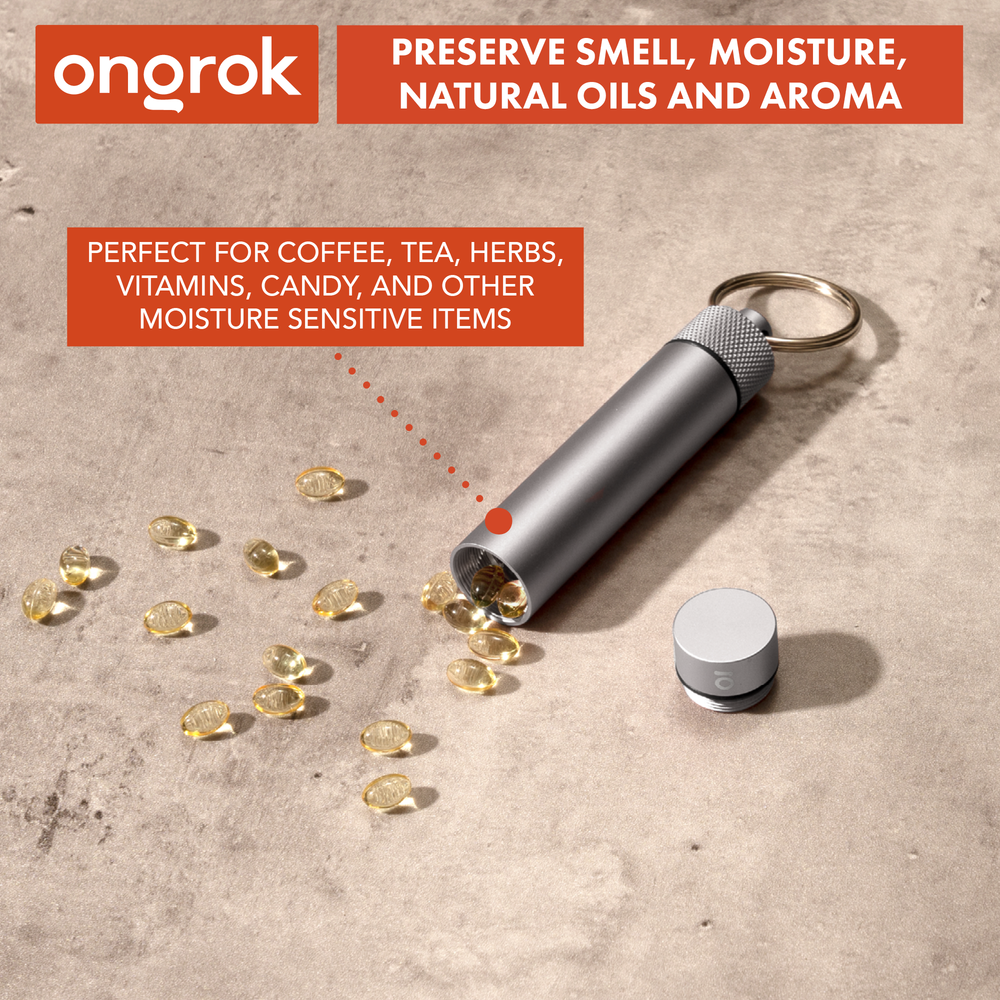 
                  
                    Load image into Gallery viewer, Ongrok Aluminum Storage Keychain
                  
                