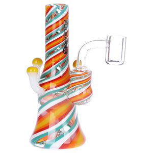 
                  
                    Load image into Gallery viewer, Pulsar Shroom Vision Wig Wag Glass Dab Rig - 5.75&amp;quot; / 14mm F / Colors Vary
                  
                