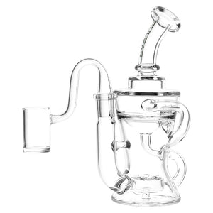 
                  
                    Load image into Gallery viewer, Pulsar Enchanted Double Chamber Recycler Rig - 7&amp;quot; / 14mm F / Clear
                  
                