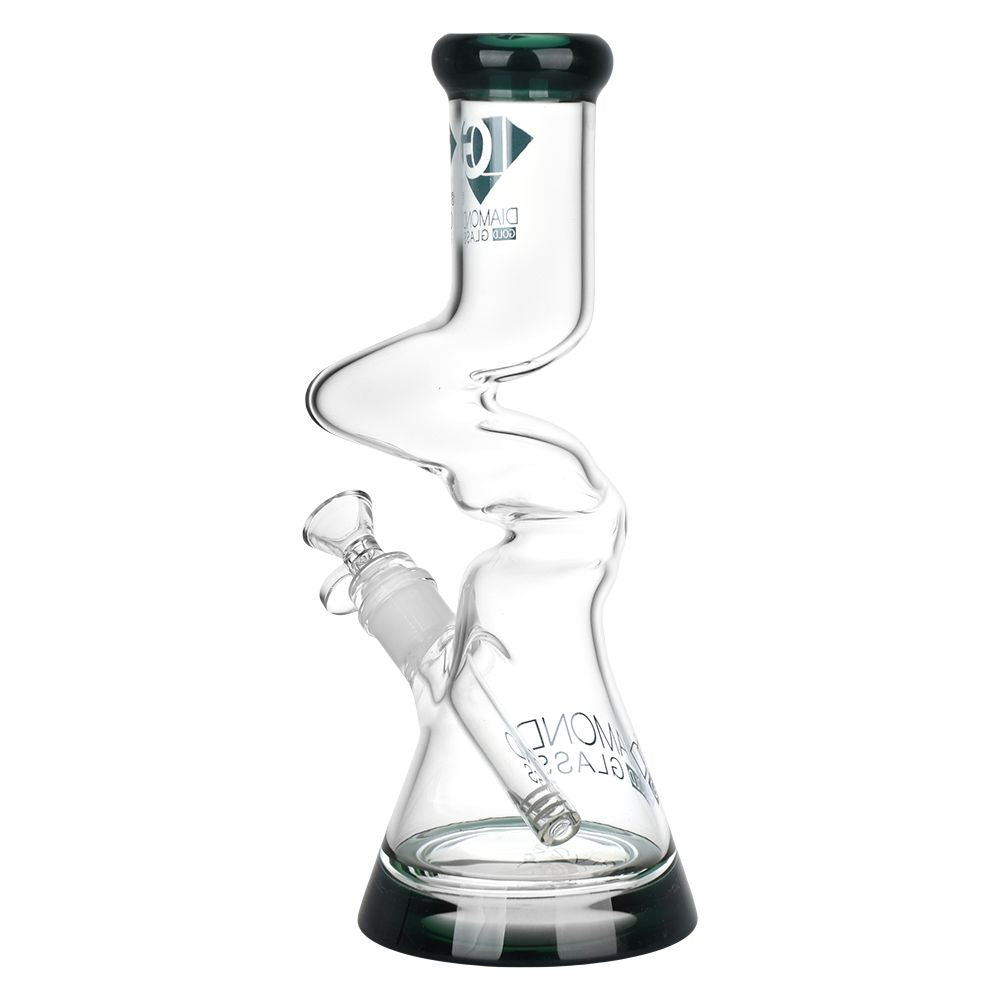 
                  
                    Load image into Gallery viewer, Gold Zong Beaker Water Pipe - 11&amp;quot; / 14mm F / Colors Vary
                  
                