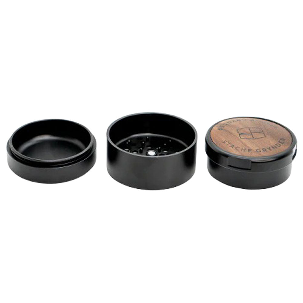 
                  
                    Load image into Gallery viewer, Stache Products Wood Lid Grynder | 3pc | 2.5&amp;quot;
                  
                