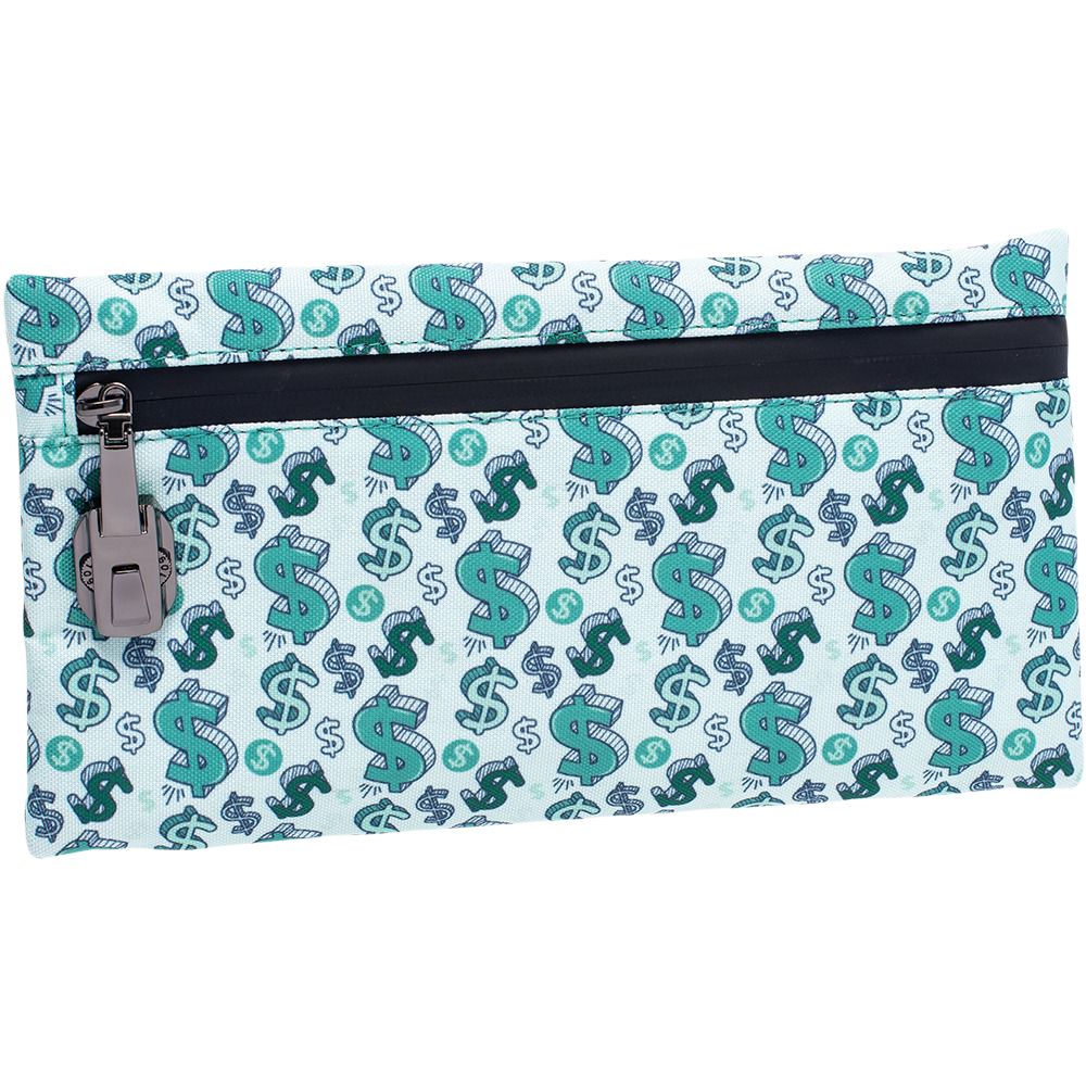 
                  
                    Load image into Gallery viewer, Smell Proof Zippered Fabric Pouch | 11&amp;quot; x 6&amp;quot;
                  
                