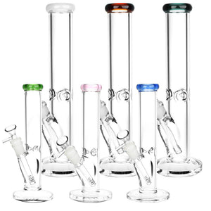 
                  
                    Load image into Gallery viewer, Classic Straight Tube Water Pipe | 14mm F | Colors Vary
                  
                