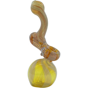 
                  
                    Load image into Gallery viewer, Fumed Sherlock Bubbler Pipe (Various Colors)
                  
                