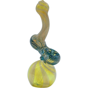 
                  
                    Load image into Gallery viewer, Fumed Sherlock Bubbler Pipe (Various Colors)
                  
                