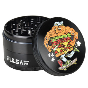 
                  
                    Load image into Gallery viewer, Pulsar Artist Series Grinder | Wooden Cyclops Skateburger
                  
                