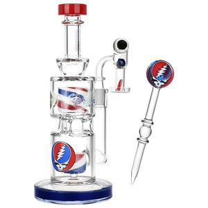 
                  
                    Load image into Gallery viewer, Grateful Dead x Pulsar Stealied Out Dab Rig Set - 9&amp;quot; / 14mm F
                  
                