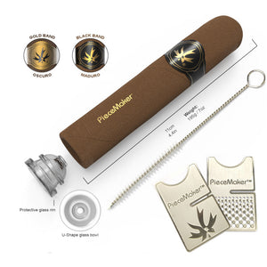
                  
                    Load image into Gallery viewer, Piecemaker Kuban Silicone Pipe w/ Accessories- 4.4&amp;quot;/Colors Vary
                  
                