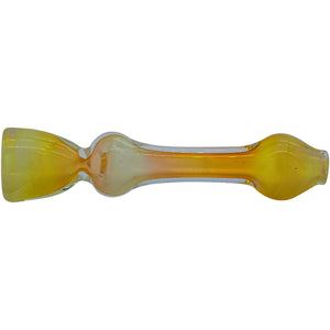 
                  
                    Load image into Gallery viewer, &amp;quot;Chill Fumes&amp;quot; Silver Fumed Chillum
                  
                