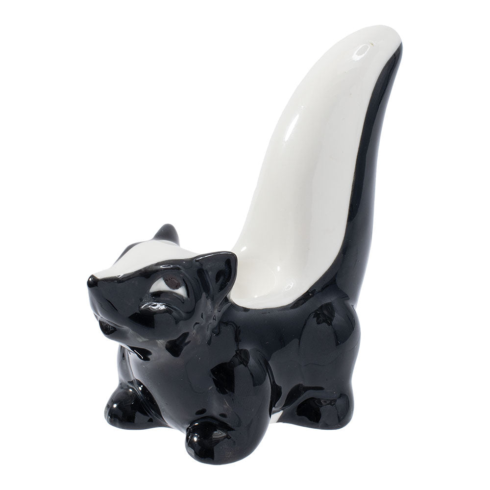 
                  
                    Load image into Gallery viewer, Skunk Ceramic Hand Pipe - 4.5&amp;quot;
                  
                