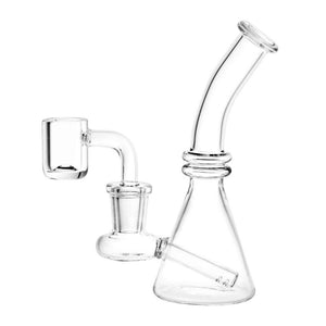 
                  
                    Load image into Gallery viewer, Clear Glass Mini Beaker Dab Rig
                  
                