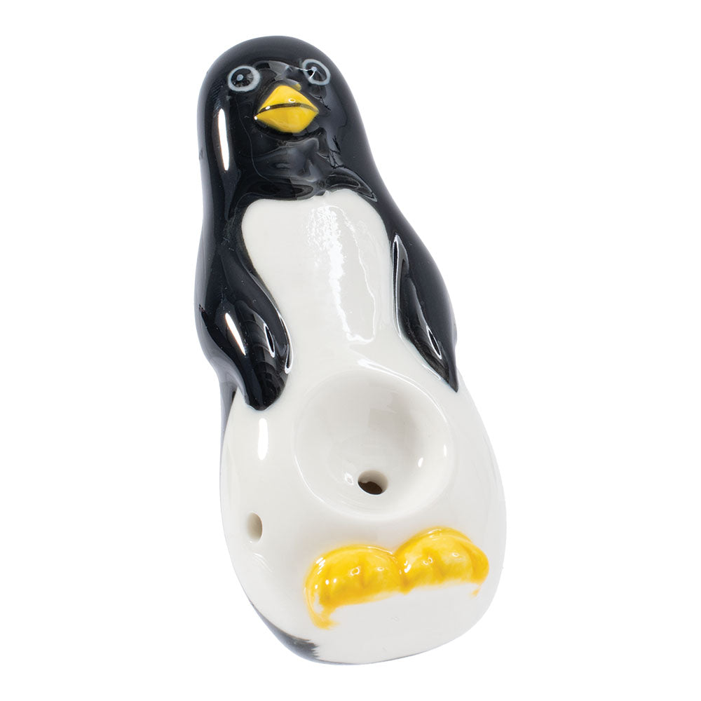 
                  
                    Load image into Gallery viewer, Penguin Ceramic Pipe - 4&amp;quot;
                  
                