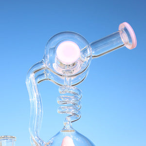 
                  
                    Load image into Gallery viewer, Spiral Mushroom Recycler Water Pipe w/ Circ Perc 11&amp;quot;
                  
                