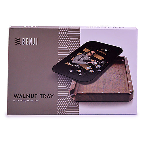 
                  
                    Load image into Gallery viewer, Benji - Walnut Tray w/ Magnetic Lid Kit - Make it Rain
                  
                
