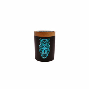 
                  
                    Load image into Gallery viewer, Owllusion Turquoise Stash Jar
                  
                